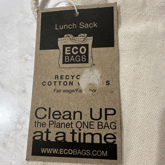 NEW Dansko Lunch Sack Eco Bags 7" x 5" x 12" - Picture 3 of 6